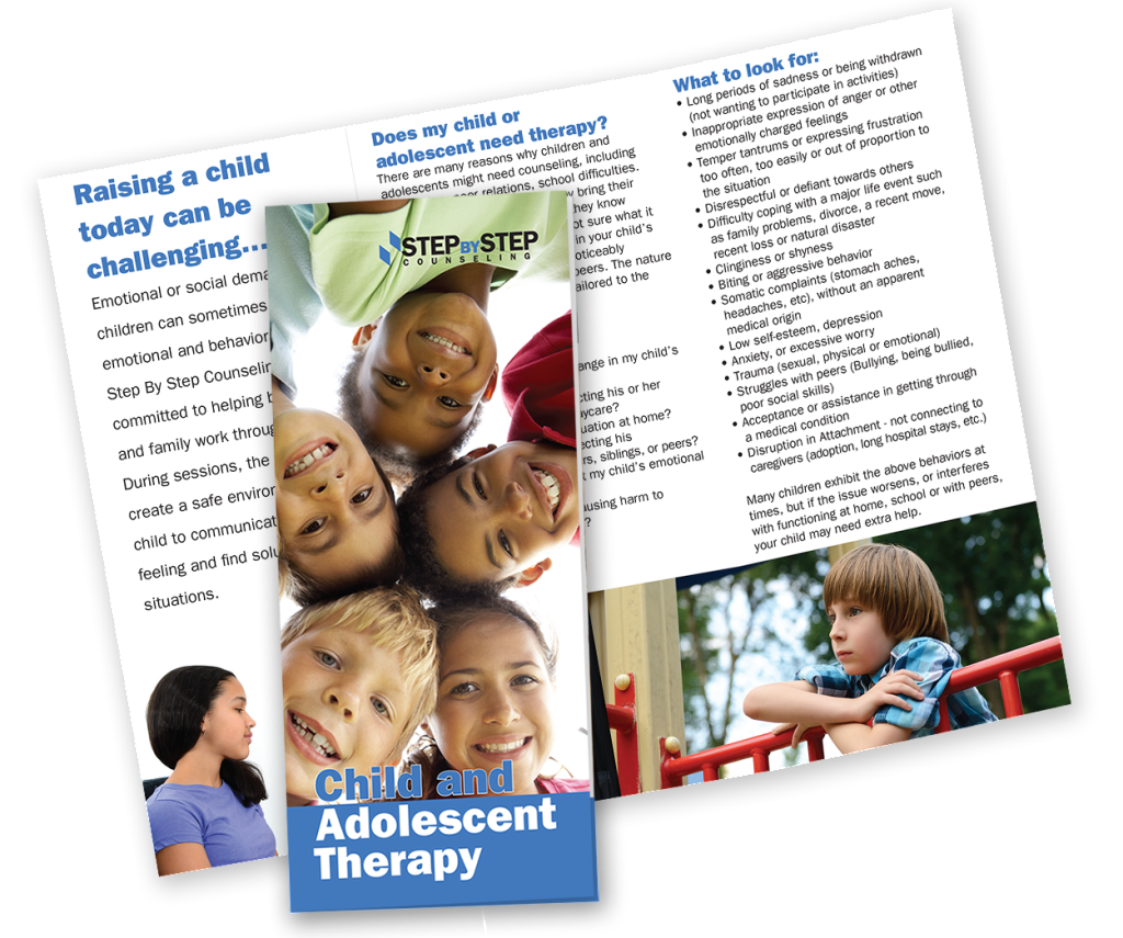 Step by Step Counseling's Child Brochure